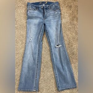 Seven size 16 timeless, high-rise slim boot jean